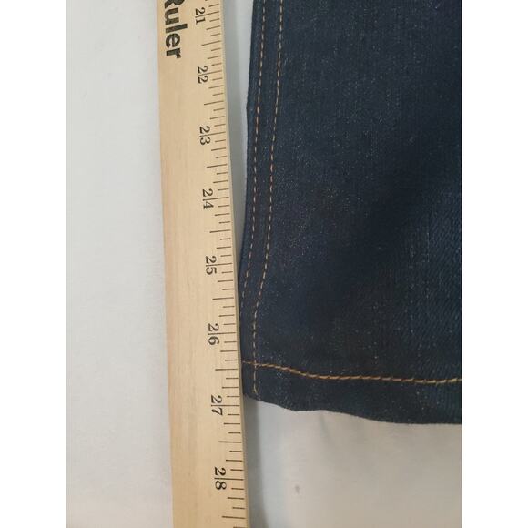 Vintage Genes Mens Jeans Blue Size 36X32 Cotton Blend Button Zip Pockets Skinny - Picture 4 of 12